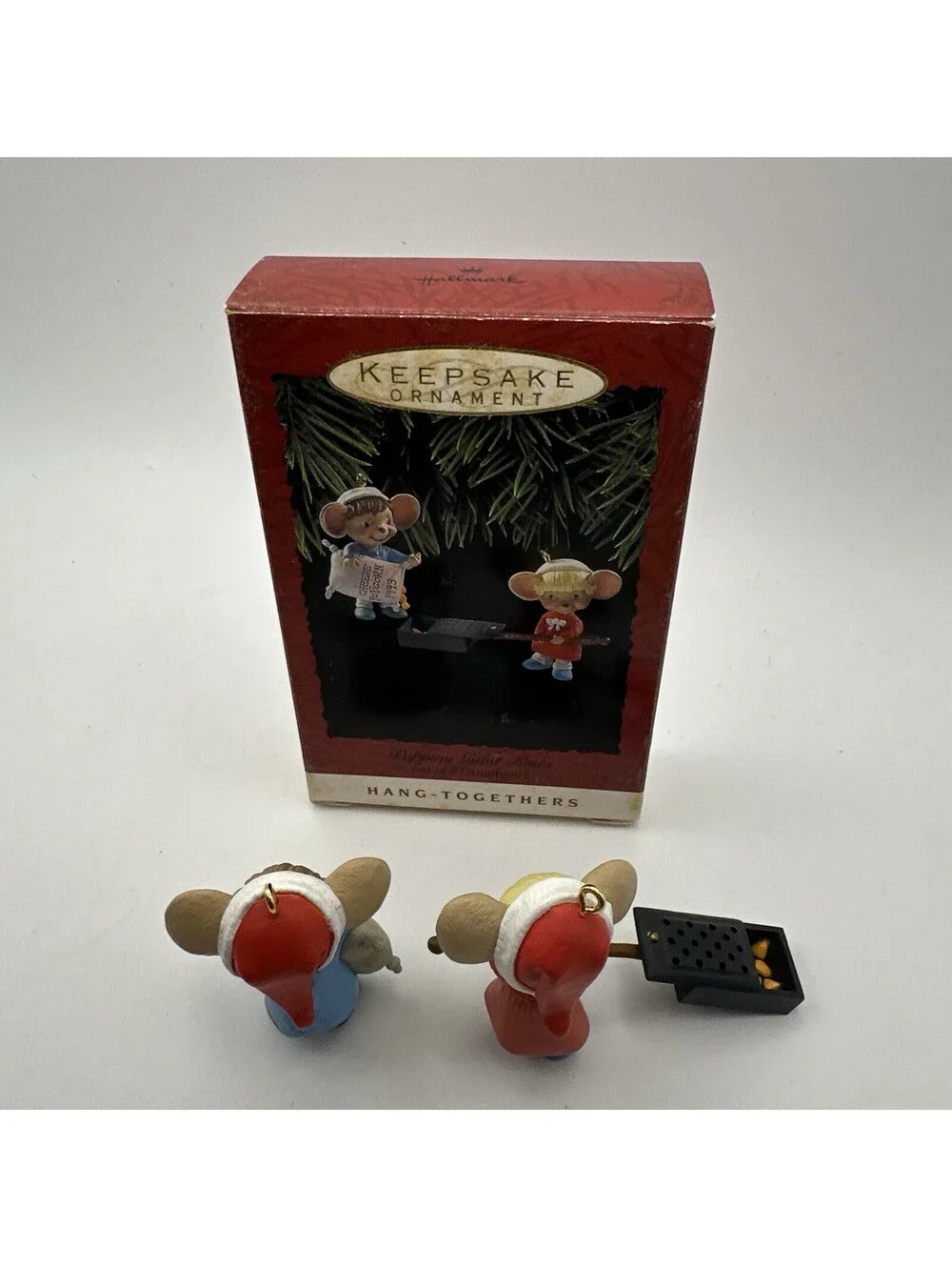 POPPING GOOD TIMES Hallmark Keepsake Christmas Ornament 1993 Mice Pop Corn
